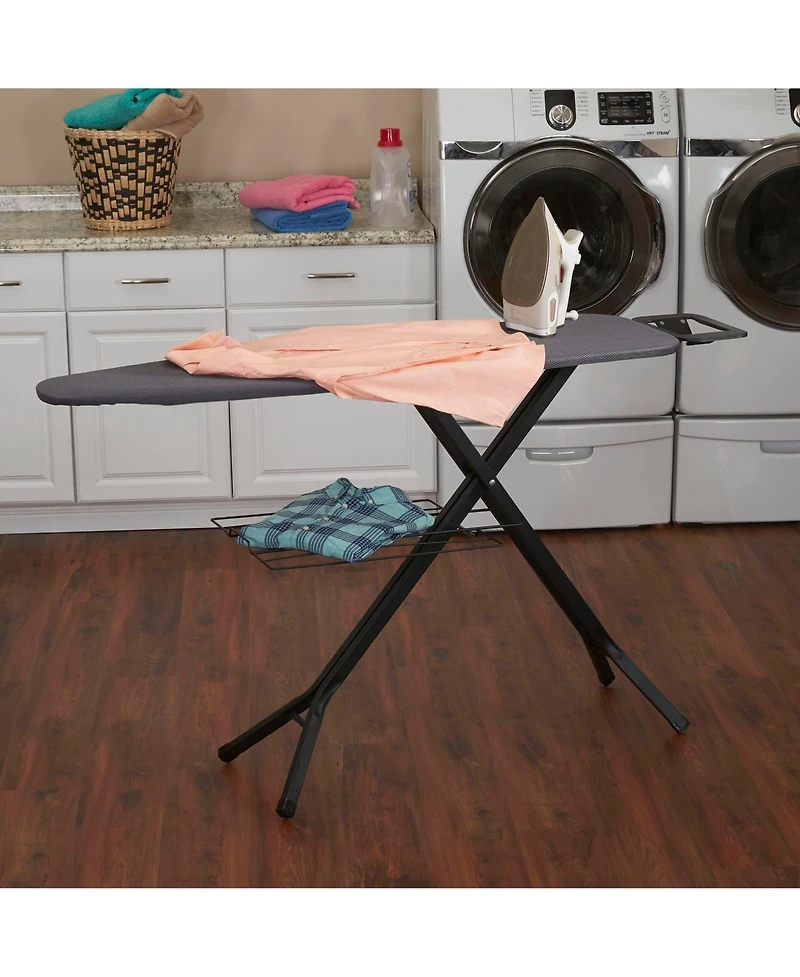 Household Essentials Deluxe Matte Ironing Board with Mesh Steel Top