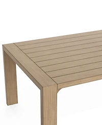 Mansfield 78" Aluminum Outdoor Dining Table, Created for Macy's