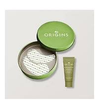 Free Reusable eye gels with choice of 5ml GinZing or Plantscription Active Wrinkle Eye Cream with any $75 Origins purchase.