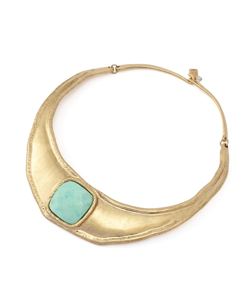 Robert Lee Morris Soho Turquoise Stone Collar Necklace