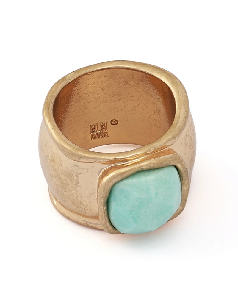 Robert Lee Morris Soho Turquoise Stone Band Ring