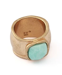 Robert Lee Morris Soho Turquoise Stone Band Ring