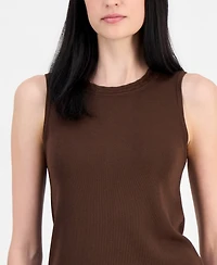 Anne Klein Women's Scallop-Trim Sleeveless Top