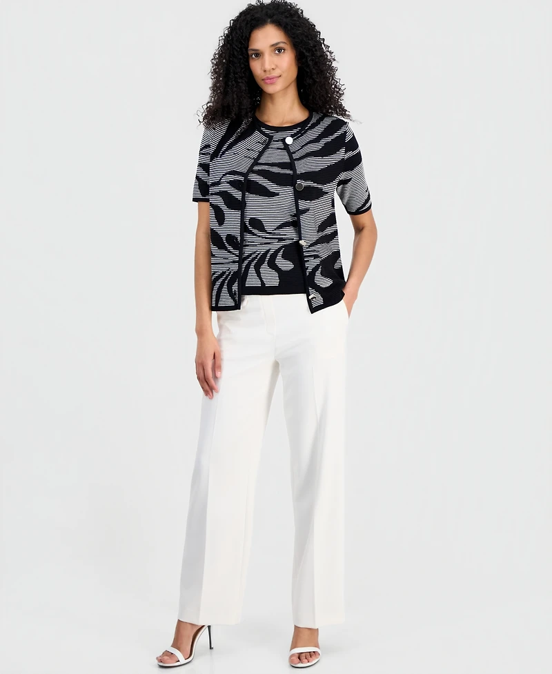 Anne Klein Women's Jacquard-Knit Tank