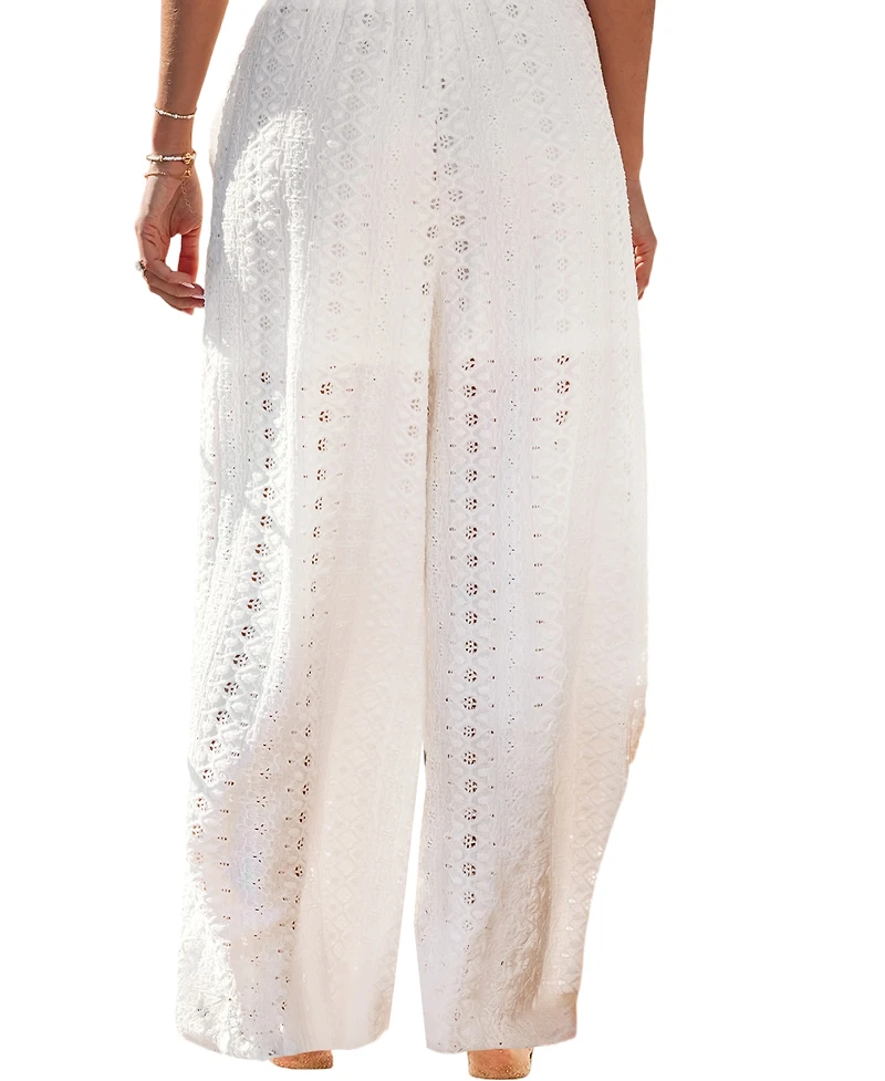 Cupshe Women's Pull-On Wide Leg Long Pants with Comfortable Fit