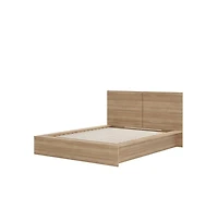 Nexera James Platform Bed with Headboad