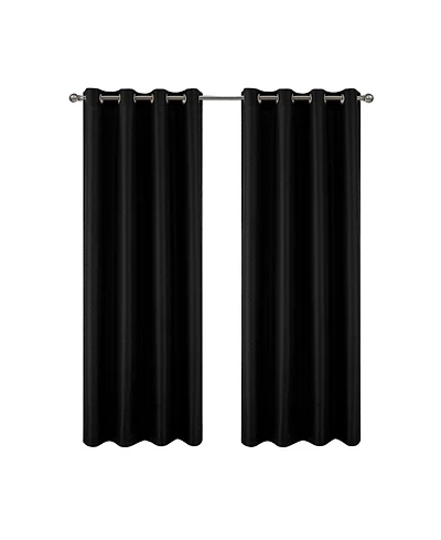 Rt Designers Collection 100% Polyester 140 Gsm Sedona Jacquard Grommet Curtain Panel