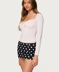 Edikted Women's Orla Peekaboo Lace Cupped Top