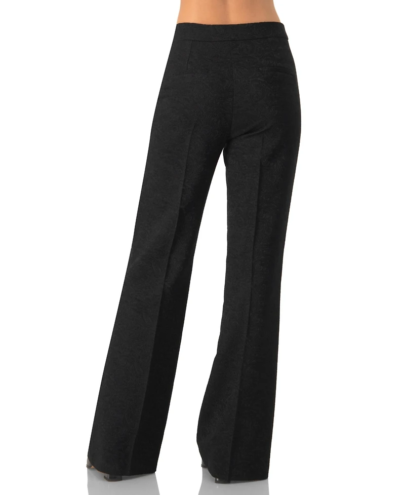 Ivonne Women's Straight-Leg Pants with Zipper