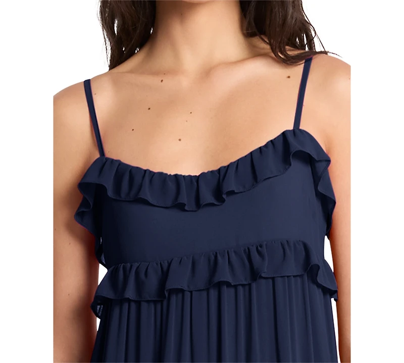 Michael Kors Women's Sleeveless Tiered Maxi Dress