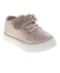 Laura Ashley Little Girls Sneakers Casual, Lightweight, and Comfortable Everyday Shoes