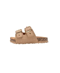 Bebe Girls Sandals - Comfortable, Easy Slide-On with Cherry Charm Detail