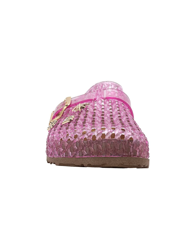 Bebe Girls Footbed Jelly Clogs