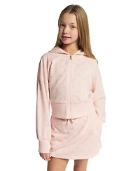 Calvin Klein Girls' 7-16 Flocked Pull-On Skort