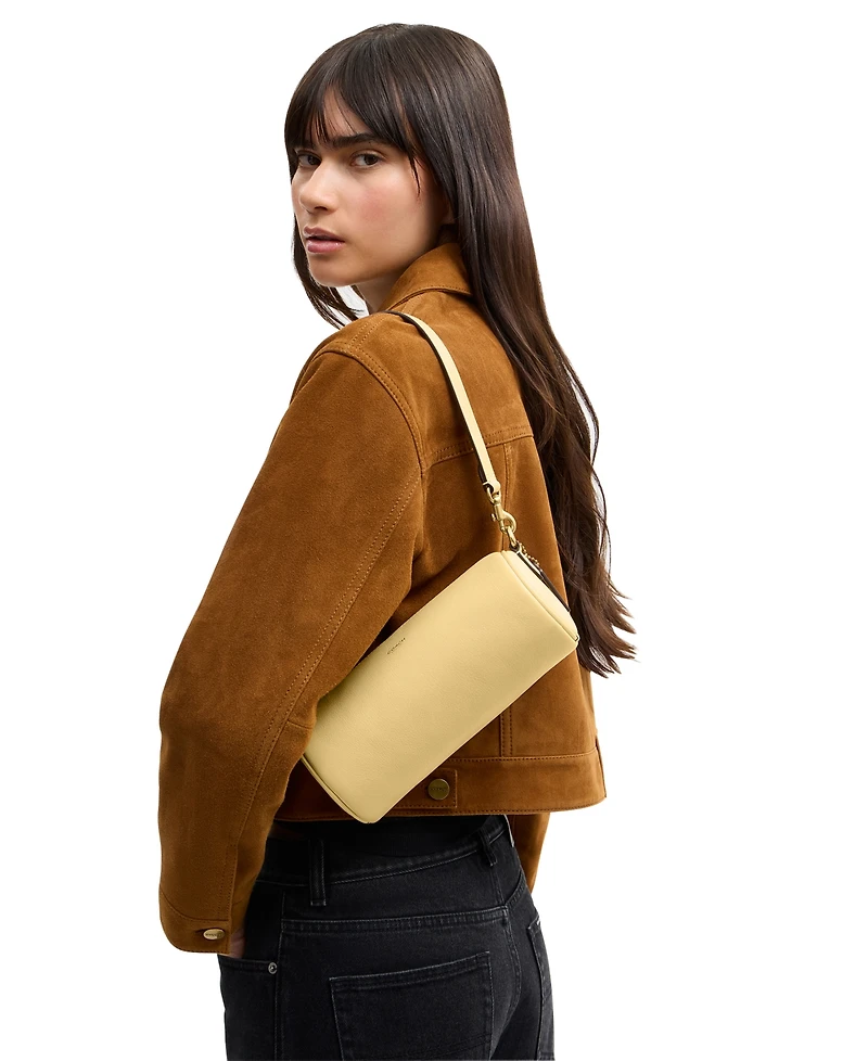 Coach Barrel Small Leather Slim Shoulder Bag