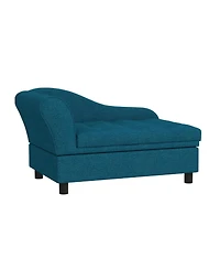 6thdruple Small Pet Sofa with Storage and Tufted Cushion