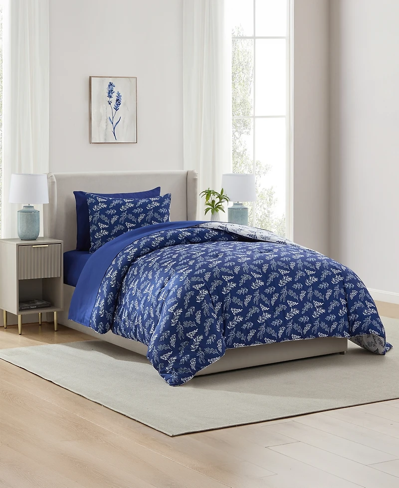 Nestl Luxury Soft Botanical Design 5-Pc. Comforter Set