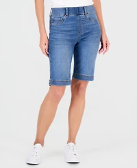 Style & Co Petite High Rise Shaping Bermuda Shorts, Macy's Exclusive