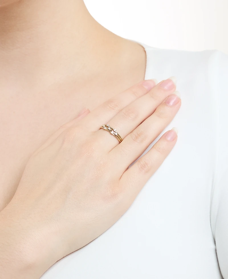 Macy's 3-Pc. Cubic Zirconia Stackable Ring Set