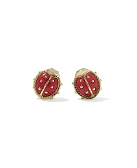 Kendra Scott 14k Gold Over Brass Lady Bug Stud Earrings