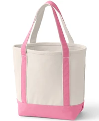 Lands' End Pre-Monogrammed Letter E Canvas Tote Bag