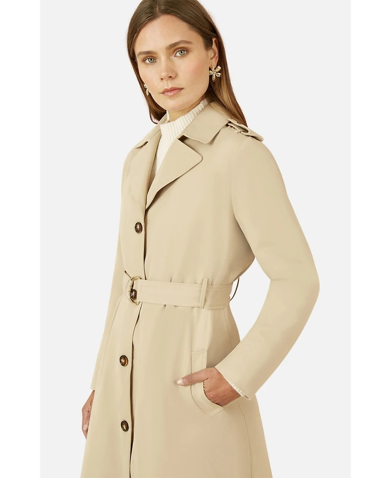 Yumi Women's Belted Trench Coat