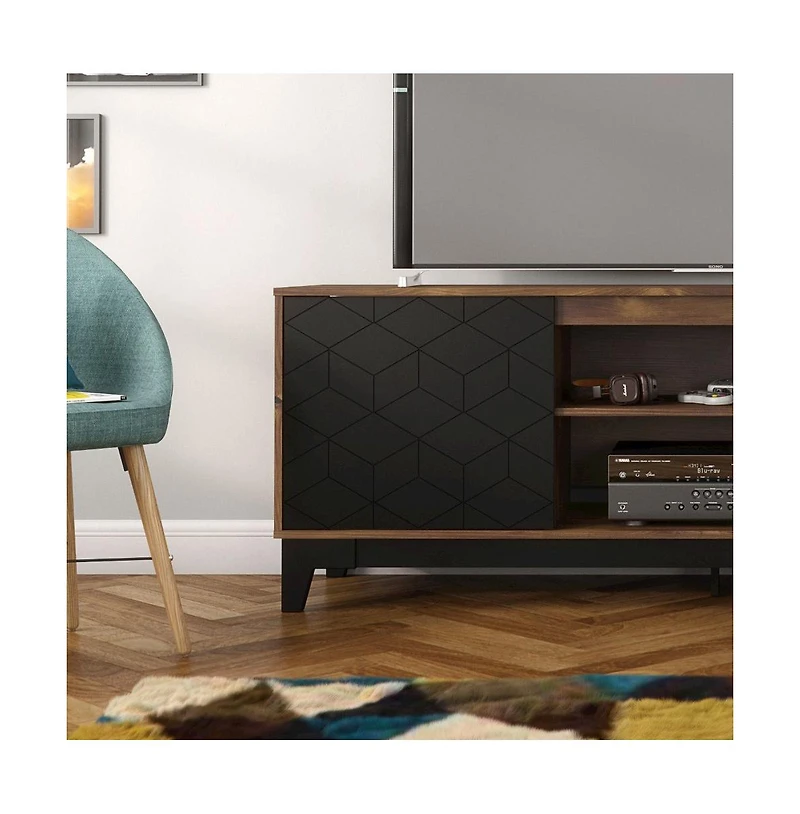 Nexera 72-Inch Tv Stand With 2-Doors.