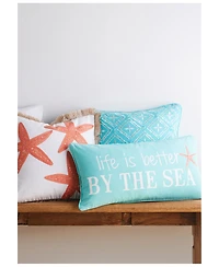 Levtex Life Is Better By The Sea Decorative Pillow, 12" x 24"