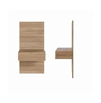 Nexera Milano Floating Nightstand Extension Panel Set of 2
