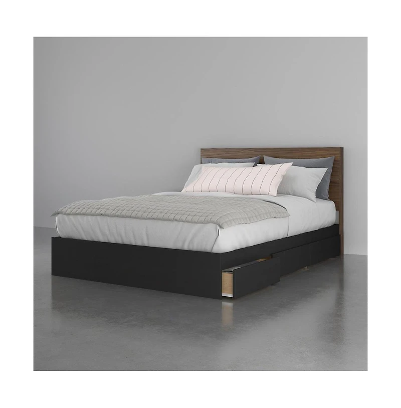 Nexera Bed Frame And Headboard, Queen.