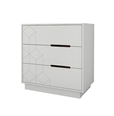 Nexera 3-Drawer Dresser Chest.