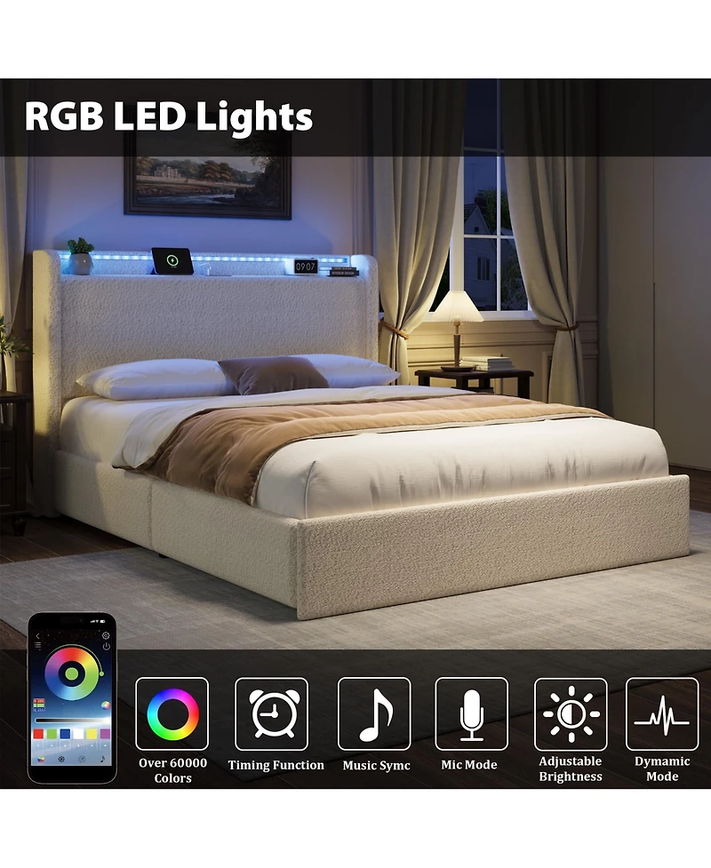 gaomon Platform Bed Frame