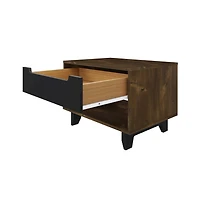 Nexera Nightstand 1-Drawer And Folding Door