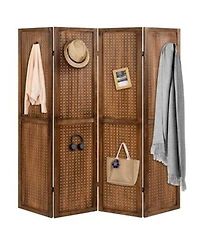 Pegboard Display With 360 Xb0 Metal Hinges Solid Wood Frame For Craft Show