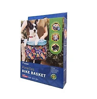 Po Campo Pinellas Dog Bike Basket with KLICKfix Handlebar Adapter