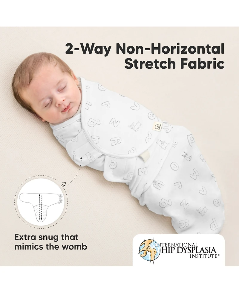 KeaBabies 3pk Soothe Baby Swaddle, Organic Swaddle Sleep Sacks, Newborn, Infant Sack