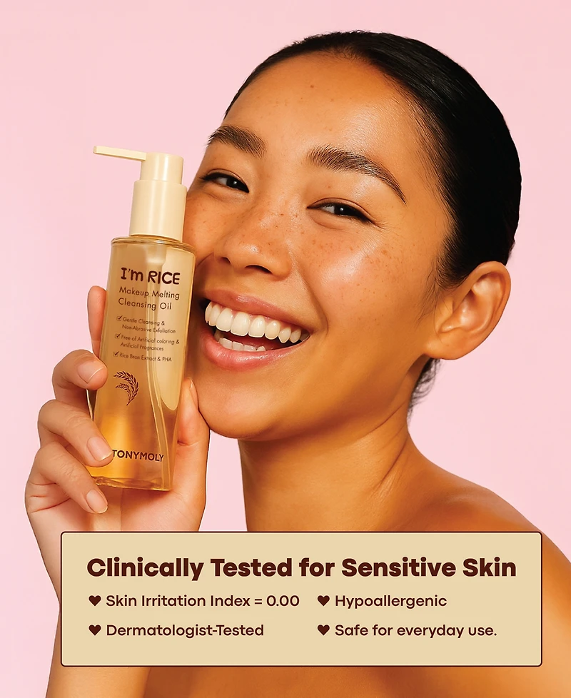 Tonymoly I'm Rice Makeup Melting Cleansing Oil, 7.27 oz.