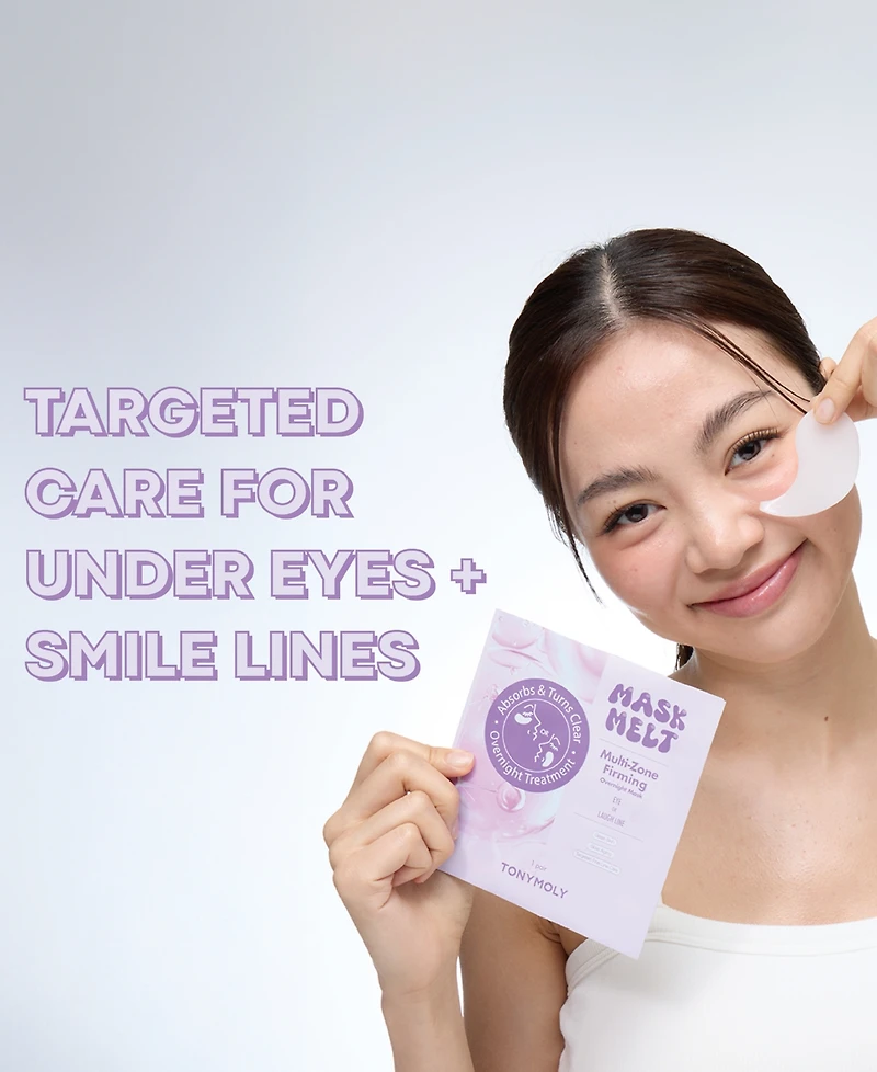 Tonymoly Mask Melt Multi-Zone Eye + Laugh Line Overnight Mask, 0.08 oz.