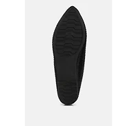 denki studded ballerina flats
