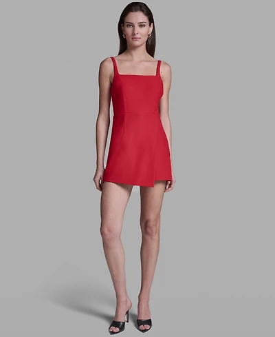 Bcbg Women's Sleeveless Mini Romper Dress