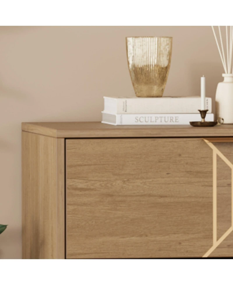 gaomon 6 Drawers Dresser for Bedroom, Modern Wooden Dresser with Deep Drawers