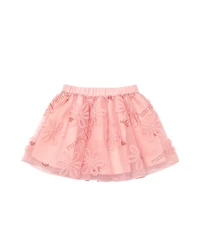 Kate Mack Girls' 2T-6X Long-Sleeve T-Shirt and Skirt, 2-Piece Set