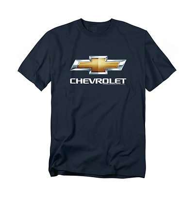 Corvette Men's Chevrolet Chevy Bowtie Stacked T-Shirt