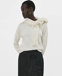 Mango Women's Buttoned Cuffs Sweater