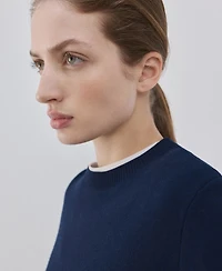 Mango Women's Round-Neck Knitted Sweater