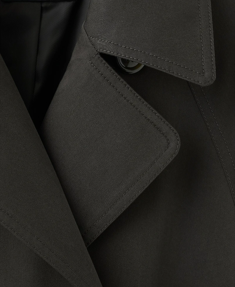 Mango Women's Long Double-Breasted Trench Coat