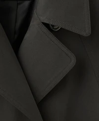 Mango Women's Long Double-Breasted Trench Coat