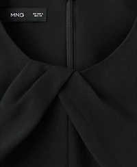 Mango Women's Draped Detail Belt Jumpsuit