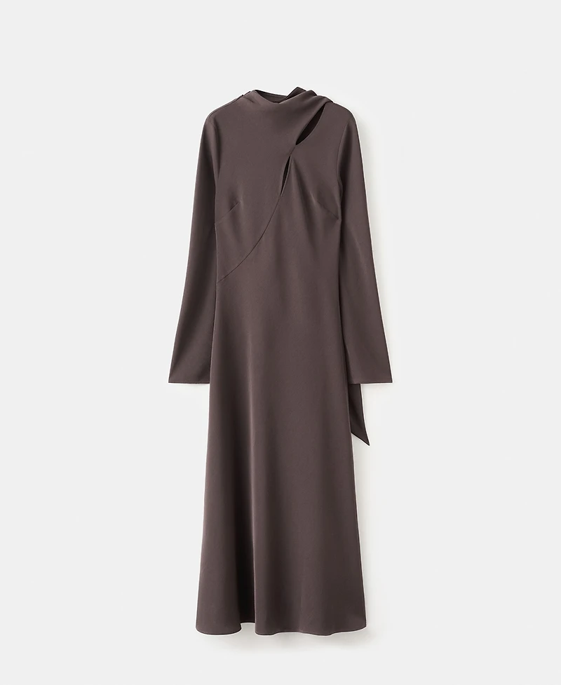 Mango Women's A-Line Foulard Dress