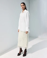 Mango Women's Oversize Cotton Shirt